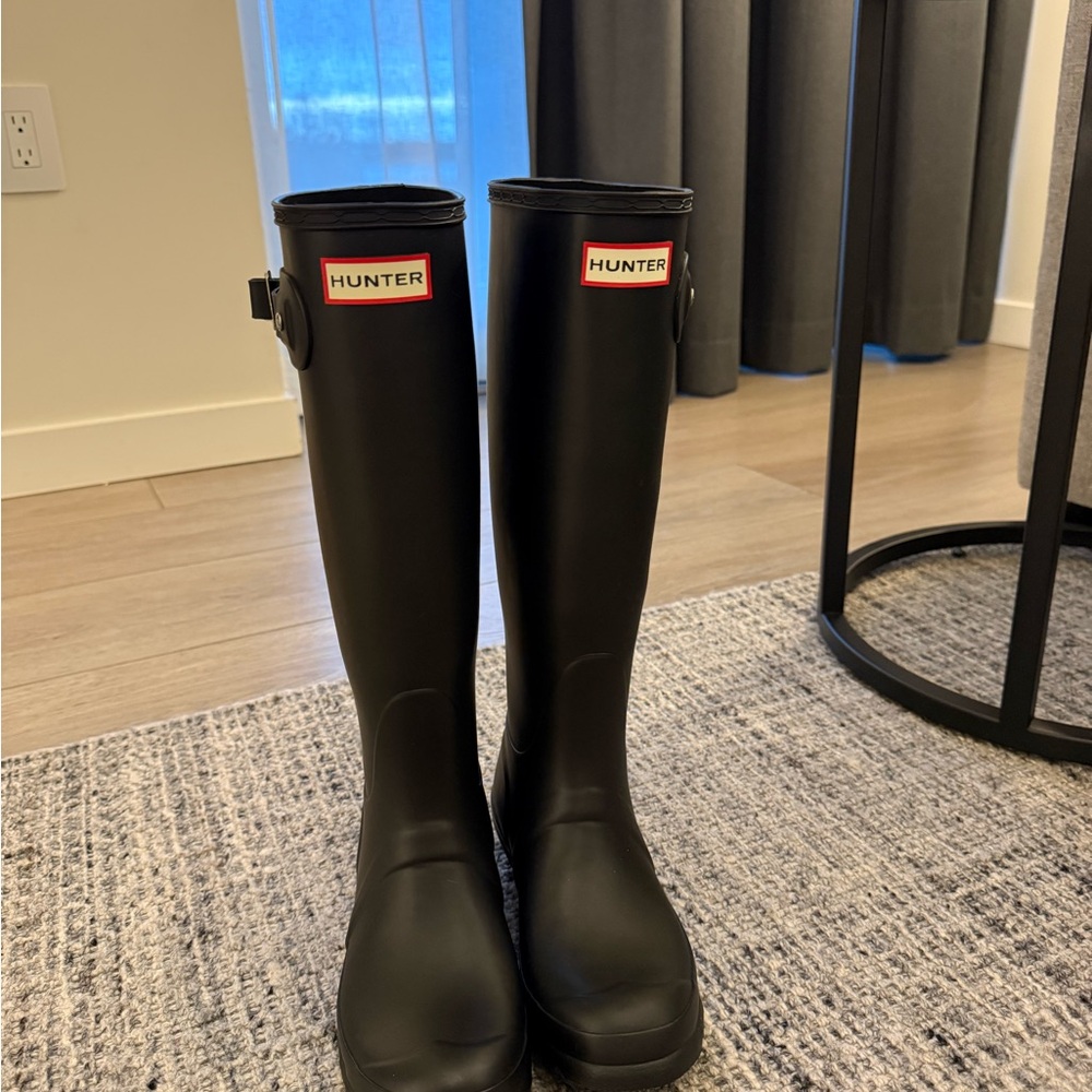 Brand new Hunter Original Black Tall Boots